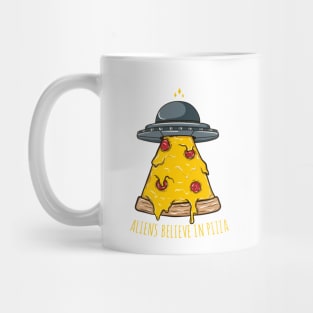 UFO & Pizza Mug